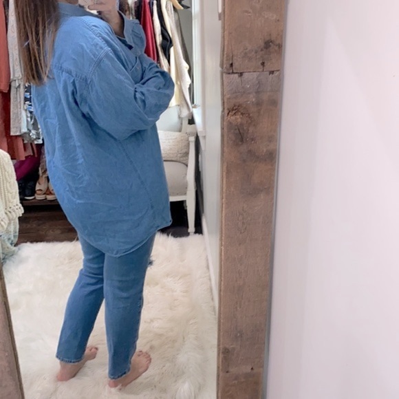 Big Yank blue button down shirt size large - Picture 4 of 6